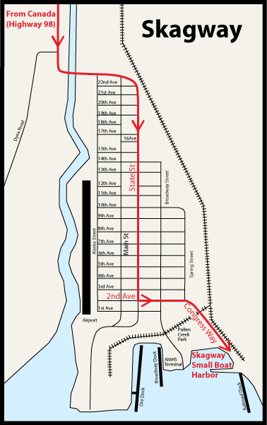 skagway terminal map